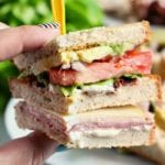 CLUB SANDWICH WITH AVOCADO