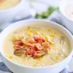 CORN CHOWDER WITH POTATOES