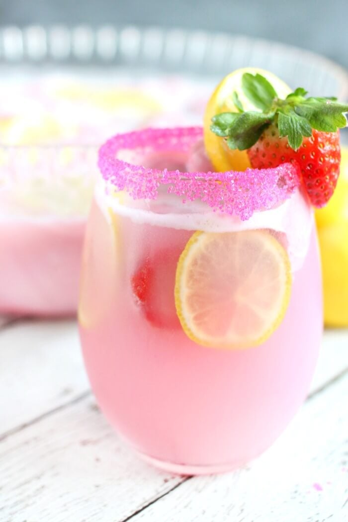 HOW TO MAKE PINK SHERBET PUNCH