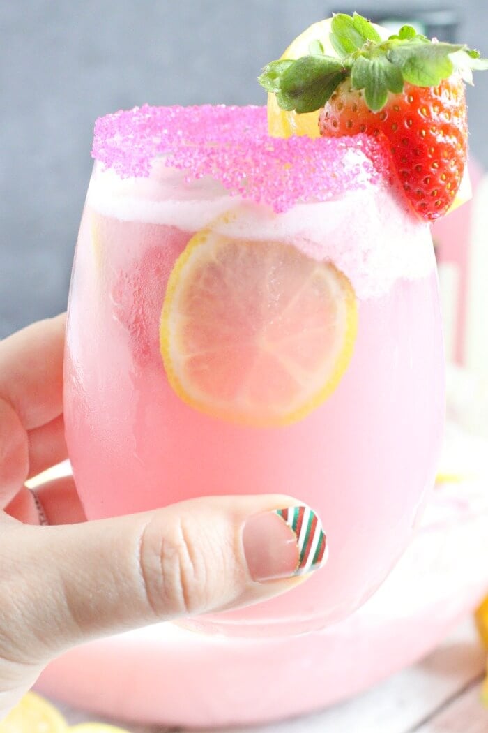 PINK SHERBET PUNCH FOR BABY SHOWER