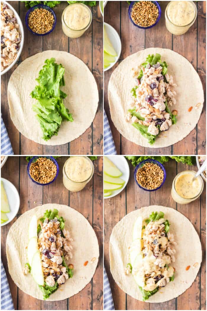 HOW TO MAKE A CHICKEN SALAD WRAP