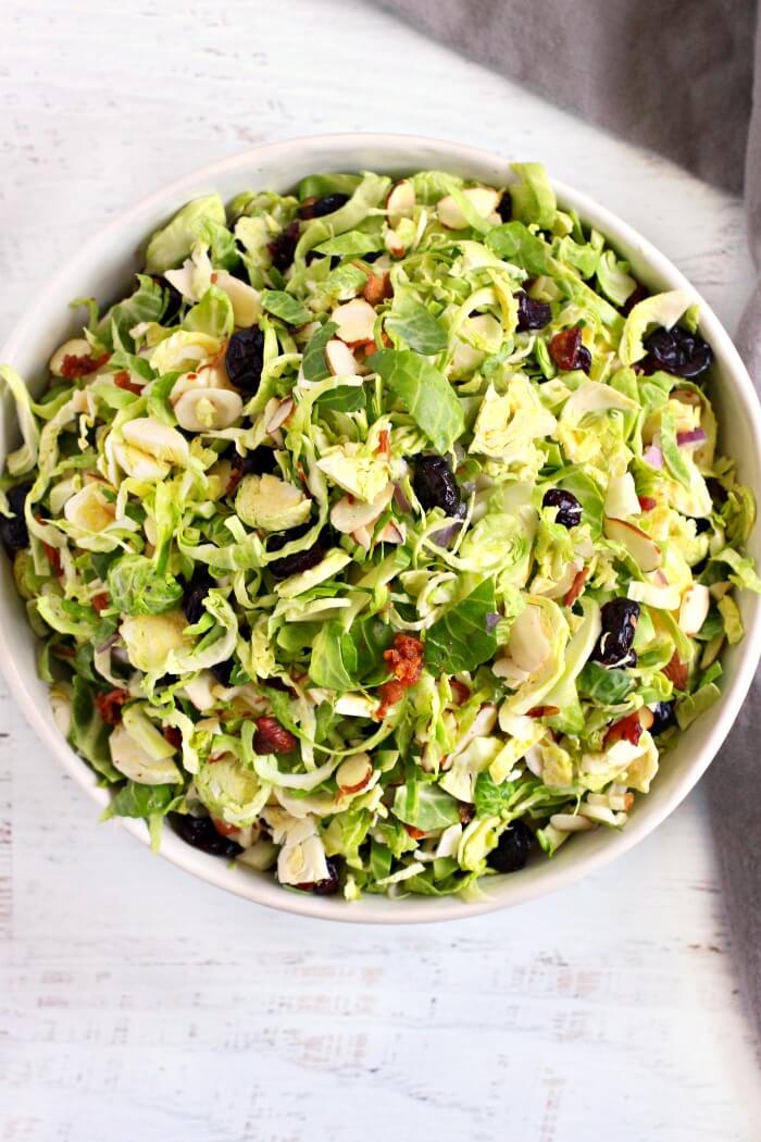 RAW BRUSSEL SPROUT SALAD