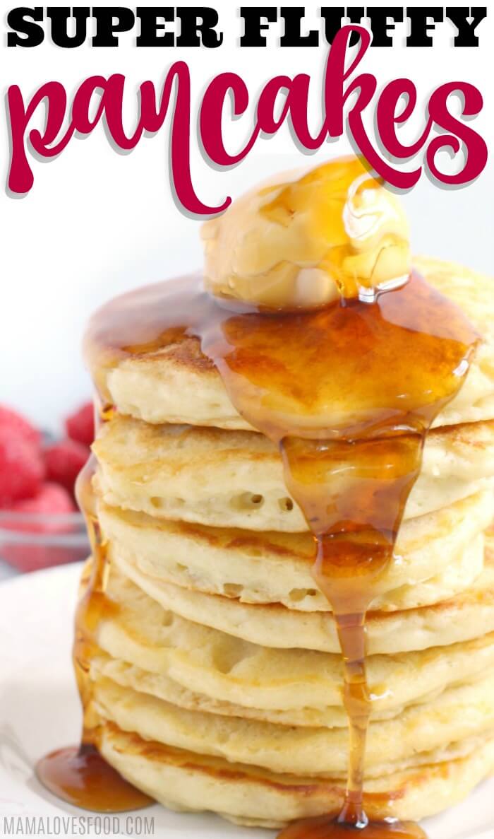 Pancake Recipe {SUPER FLUFFY} | Mama