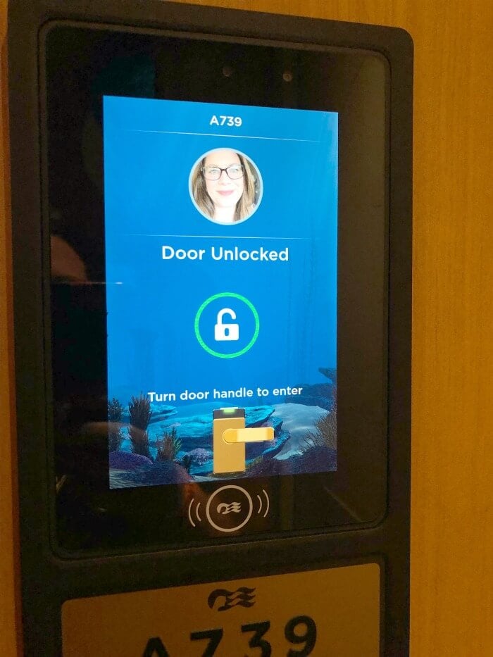 KEYLESS ENTRY WITH WIFI ENABLED MEDALLION ON CRUISE SHIP