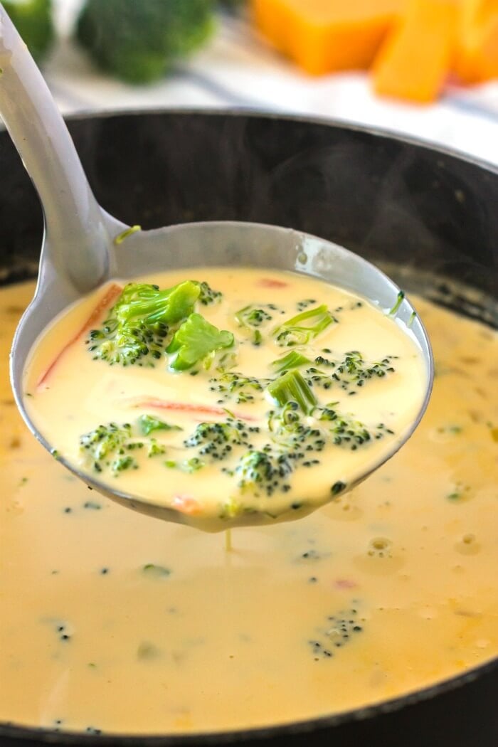 BROCCOLI AND CHEESE SOUP