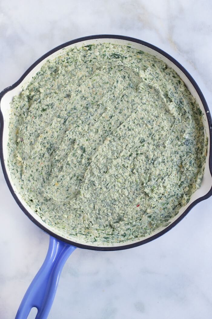 OVEN BAKED SPINACH ARTICHOKE DIP