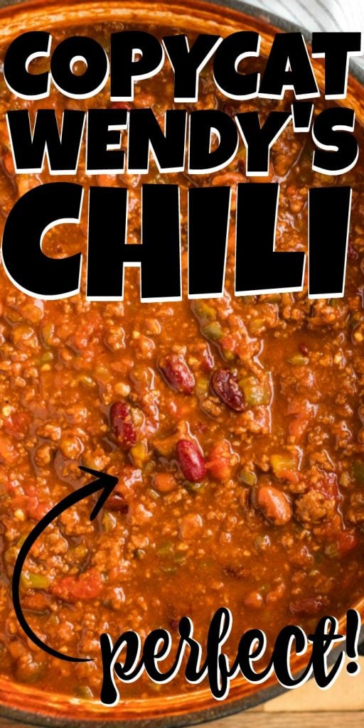 wendy's chili