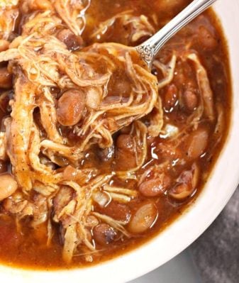SLOW COOKER PULLED PORK CHILI