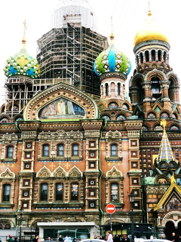 RUSSIAN CATHEDRAL IN ST PETERSBURG