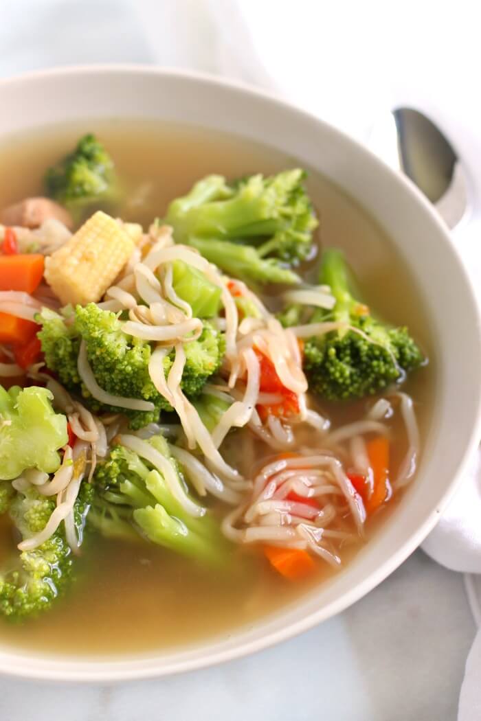 EASY CHOW MEIN SOUP