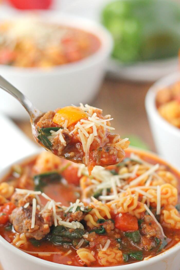 RECIPE FOR ITALIAN SOUP WITH SAUSAGE