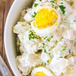 POTATO SALAD WITH HARD BOILED EGG