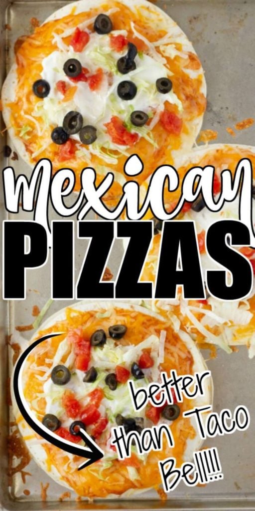EASY MEXICAN PIZZAS RECIPE