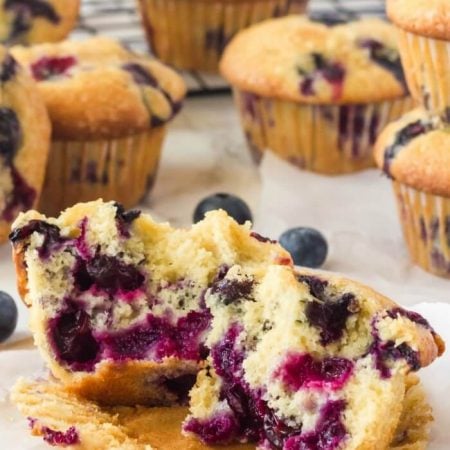 BEST EVER BLUEBERRY MUFFINS