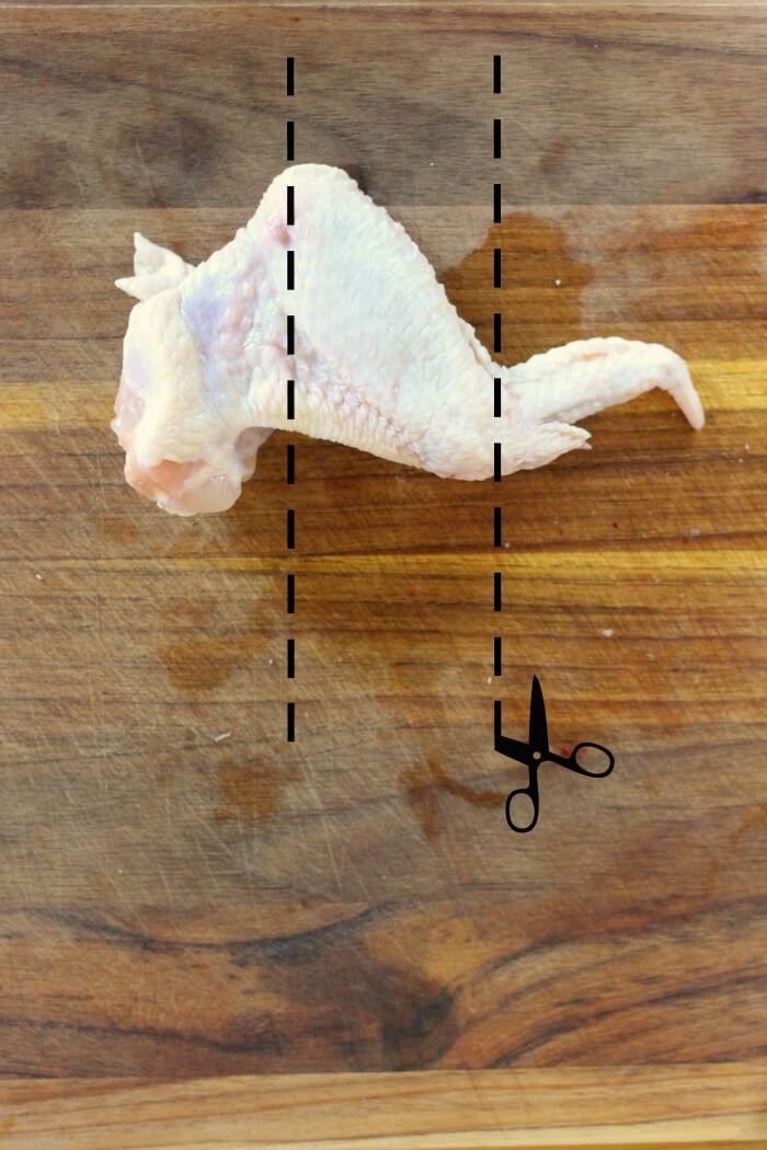 HOW TO CUT CHICKEN WINGS FOR BAKING