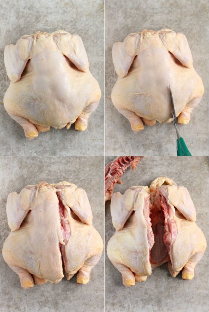 STEP BY STEP SPATCHCOCK CHICKEN