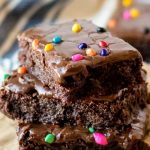 HOMEMADE COSMIC BROWNIES