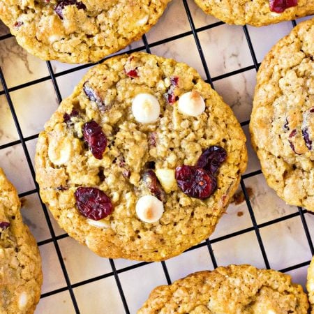 OATMEAL CRANBERRY WHITE CHOCOLATE CHIP COOKIES RECIPE