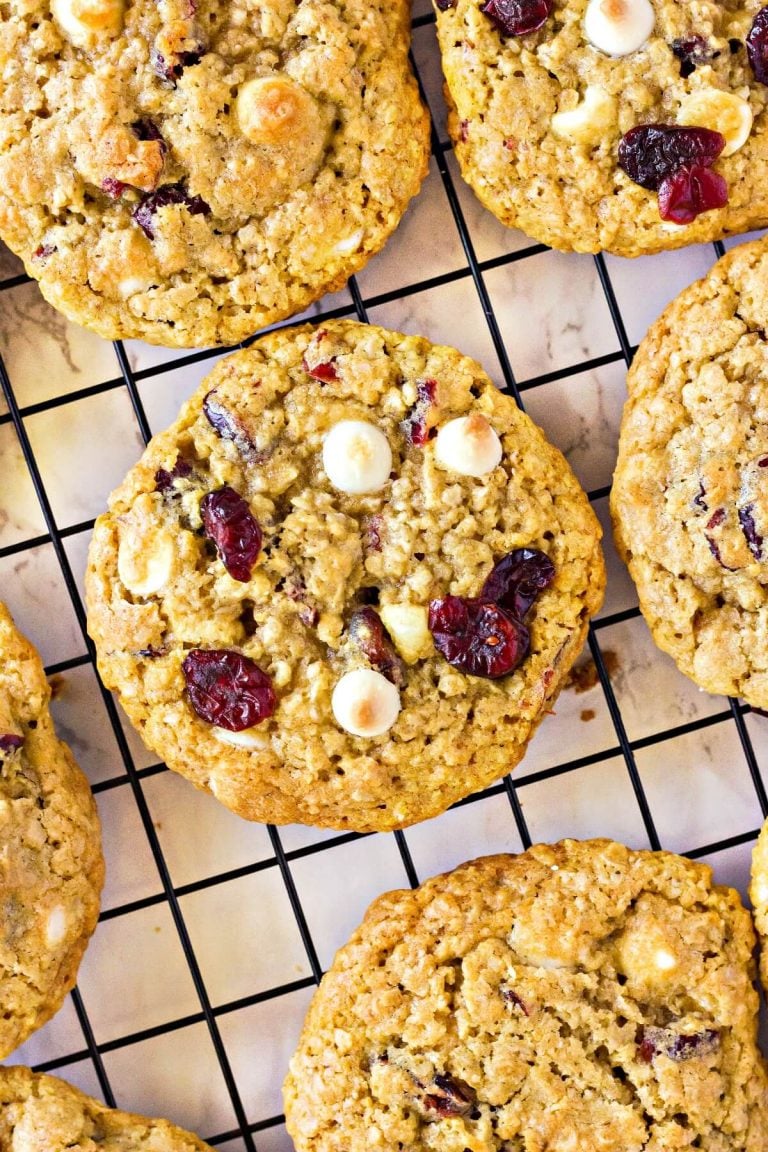 OATMEAL CRANBERRY WHITE CHOCOLATE CHIP COOKIES RECIPE