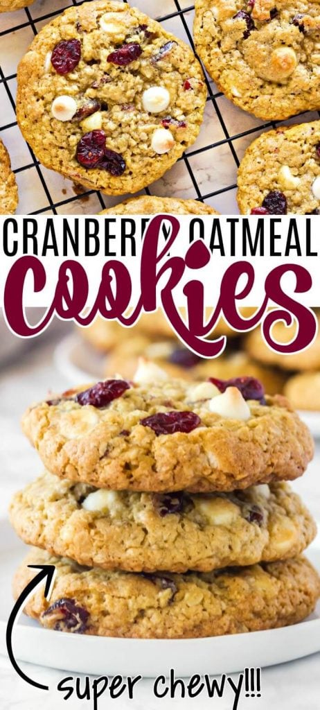 OATMEAL CRANBERRY WHITE CHOCOLATE COOKIE RECIPE