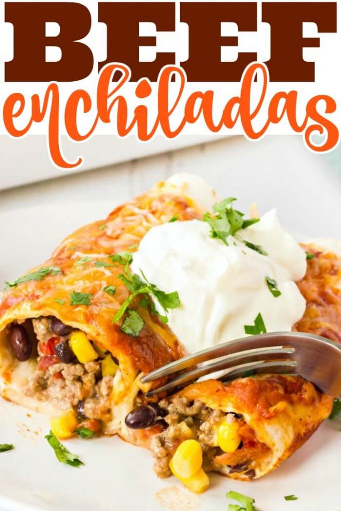 BEEF ENCHILADAS