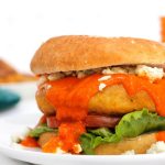 EASY BUFFALO CHICKEN BURGER