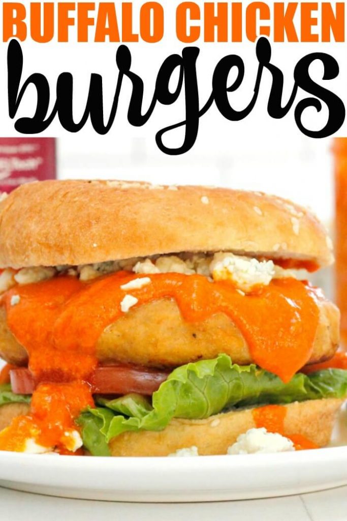 EASY BUFFALO CHICKEN BURGER RECIPE