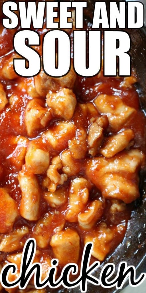 HOMEMADE SWEET AND SOUR CHICKEN