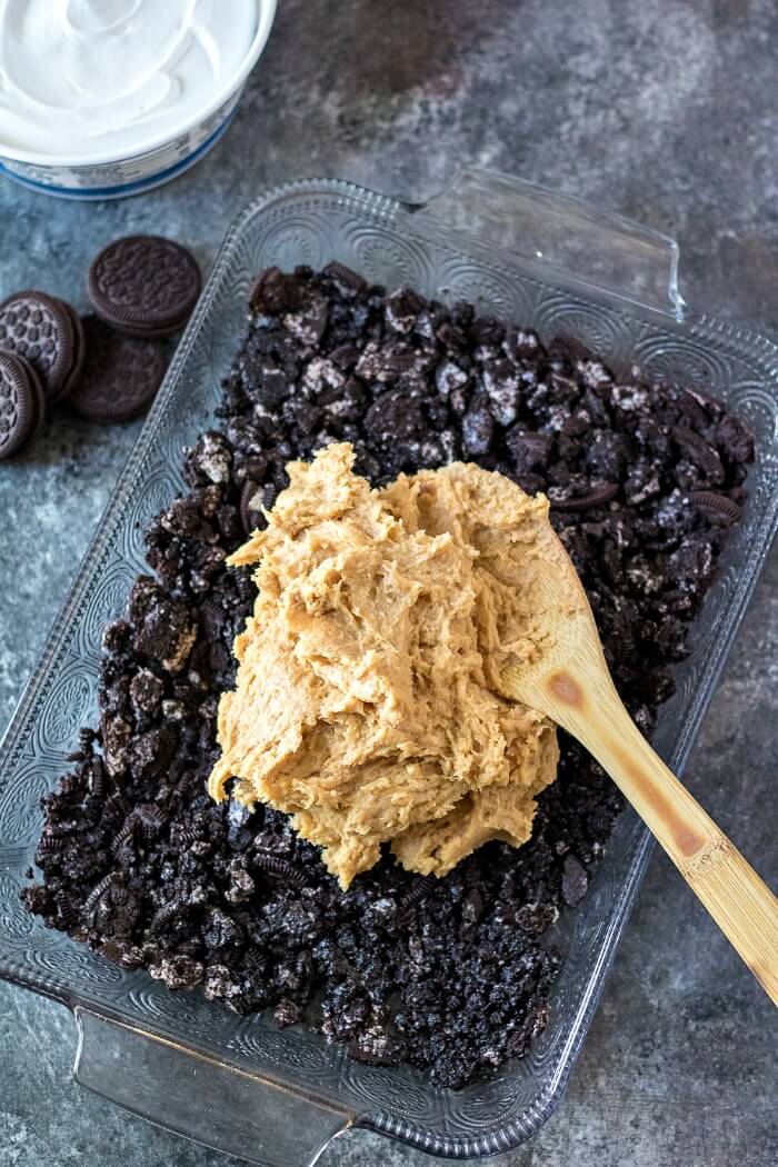 PEANUT BUTTER LUSH WITH CHOCOLATE