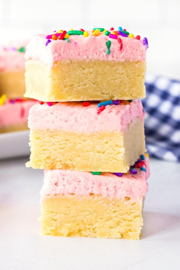 SUGAR COOKIE BARS WITH FROSTING 