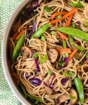 VEGETABLE CHOW MEIN RECIPE