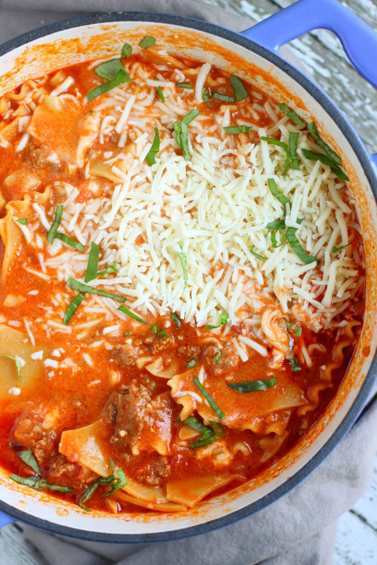 LASAGNA SOUP INGREDIENTS