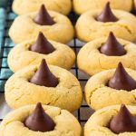 PEANUT BUTTER BLOSSOM COOKIES