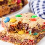 EASY MONSTER COOKIE BARS