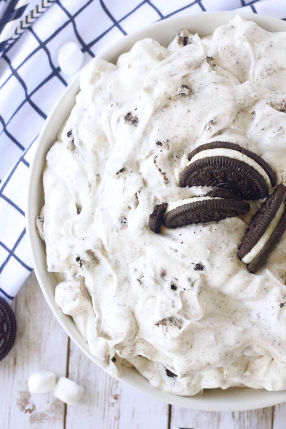 OREO FLUFF WITH PUDDING