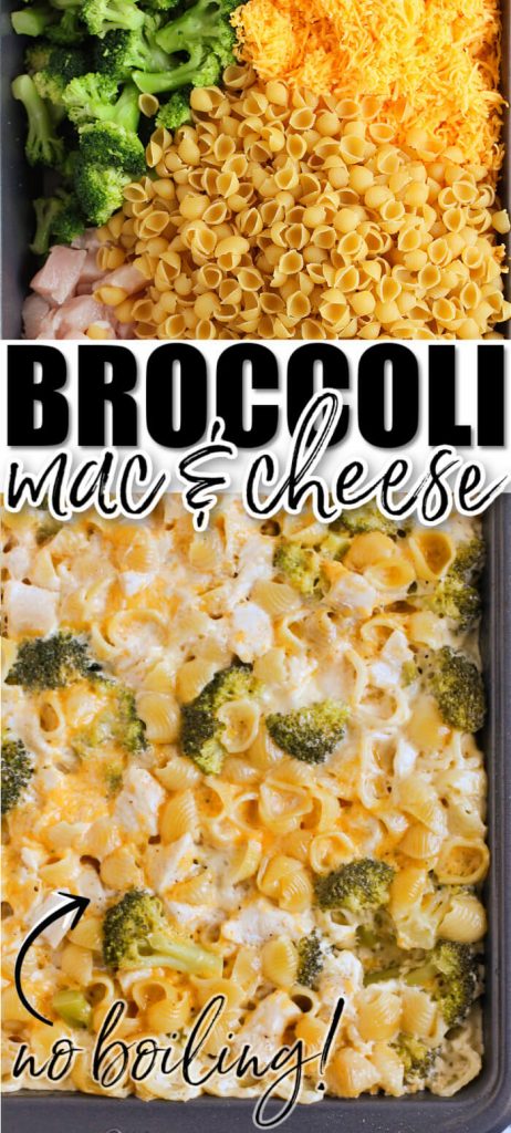 EASY BROCCOLI MAC AND CHEESE