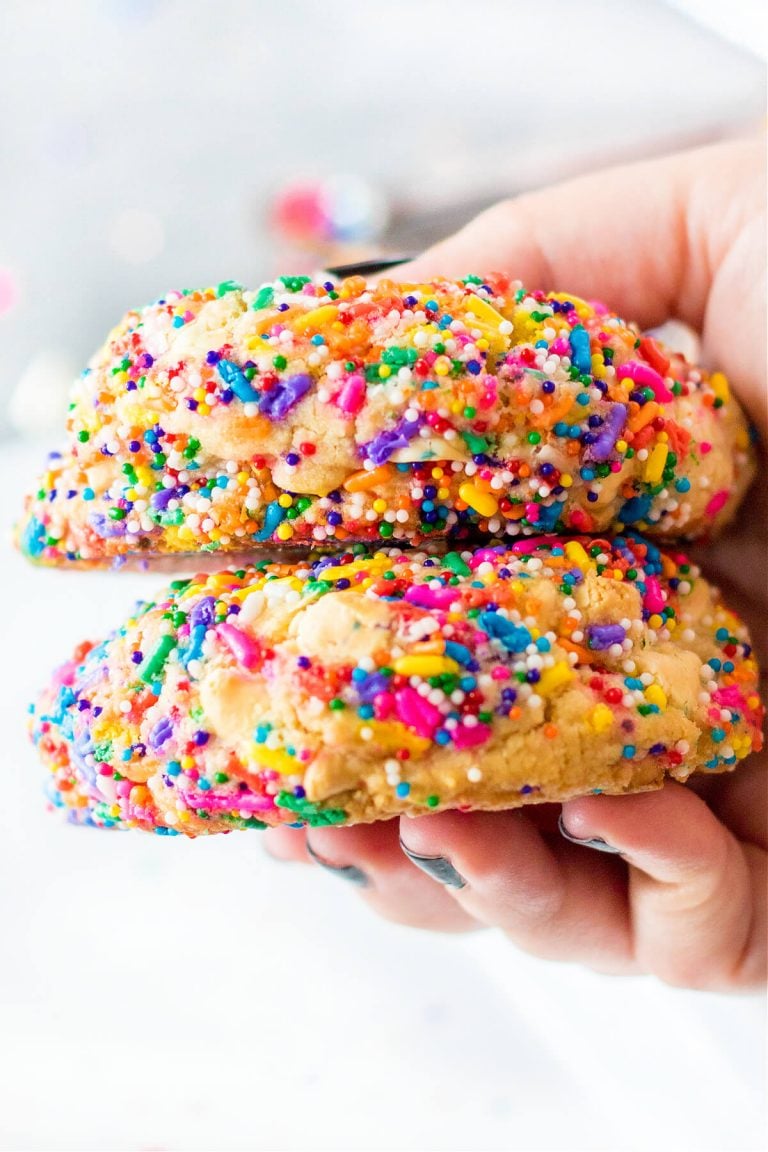 WHITE CHOCOLATE CHIP SPRINKLE COOKIES