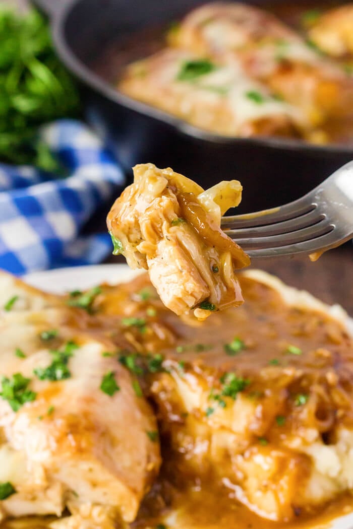 EASY FRENCH ONION CHICKEN