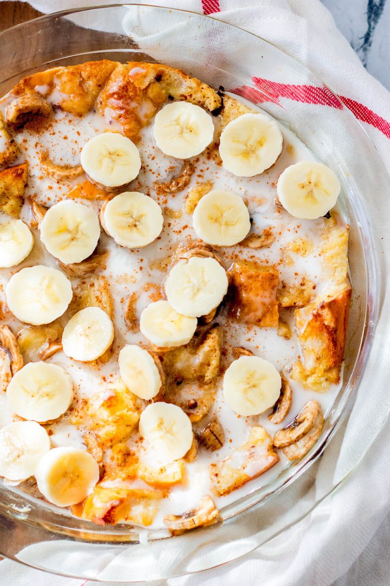 RECIPE FOR BANANA BREAD PUDDING