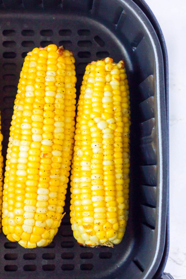 AIR FRYER CORN ON THE COB