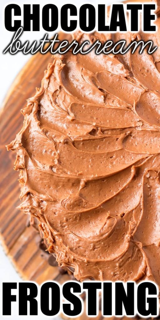 BEST CHOCOLATE CAKE FROSTING