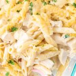 CHICKEN ALFREDO BAKE