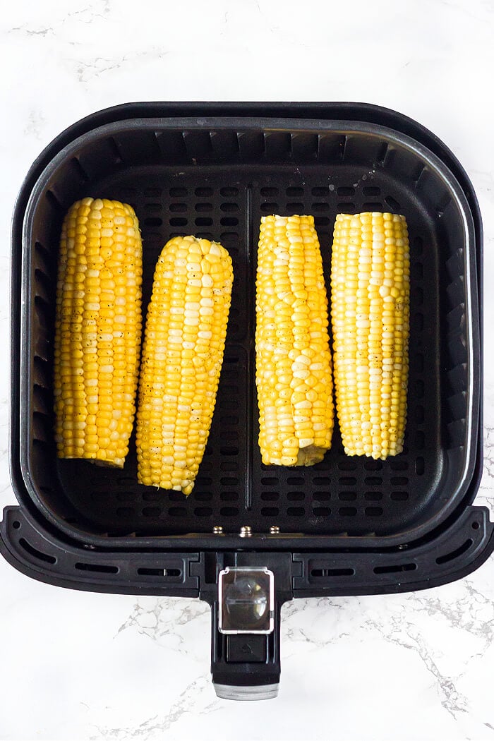 HOW TO MAKE AIR FRYER CORN ON THE COB