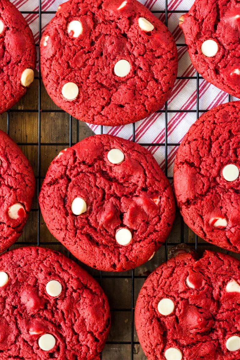 RED VELVET CAKE MIX COOKIES