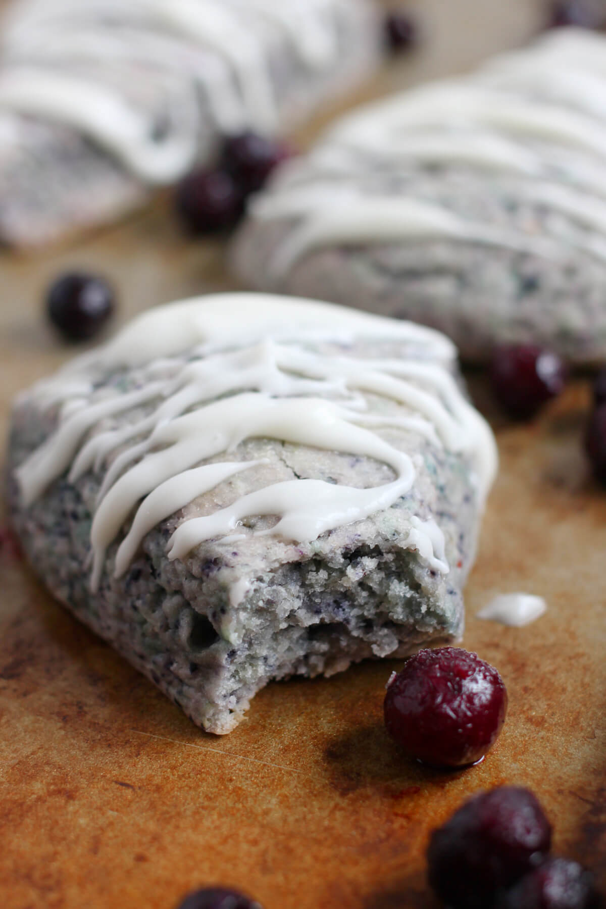 HOMEMADE BLUEBERRY SCONES