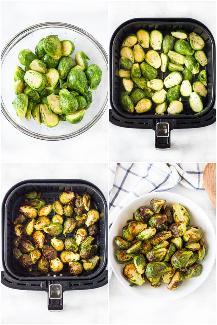 HOW TO MAKE AIR FRYER BRUSSELS SPROUTS
