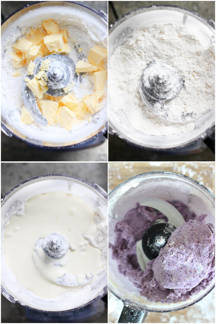 HOW TO MAKE BLUEBERRY SCONES WITH A FOOD PROCESSOR