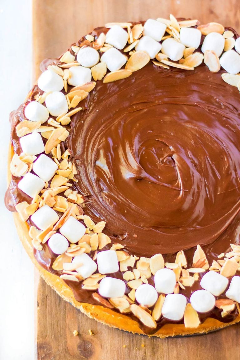 ROCKY ROAD BAKED CHEESECAKE