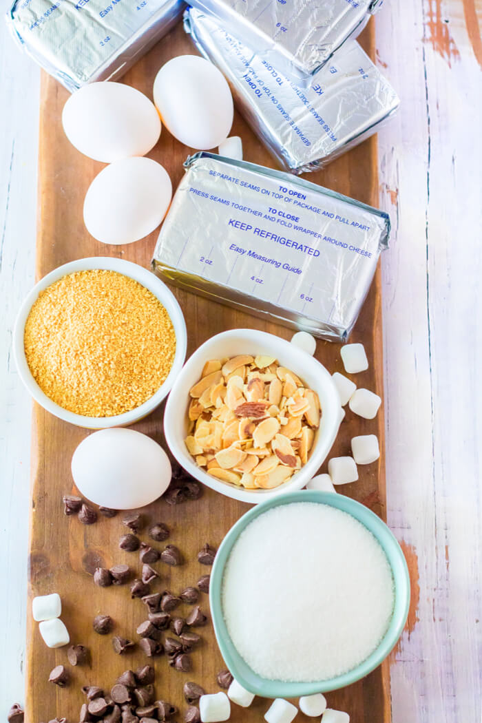 ROCKY ROAD CHEESECAKE INGREDIENTS