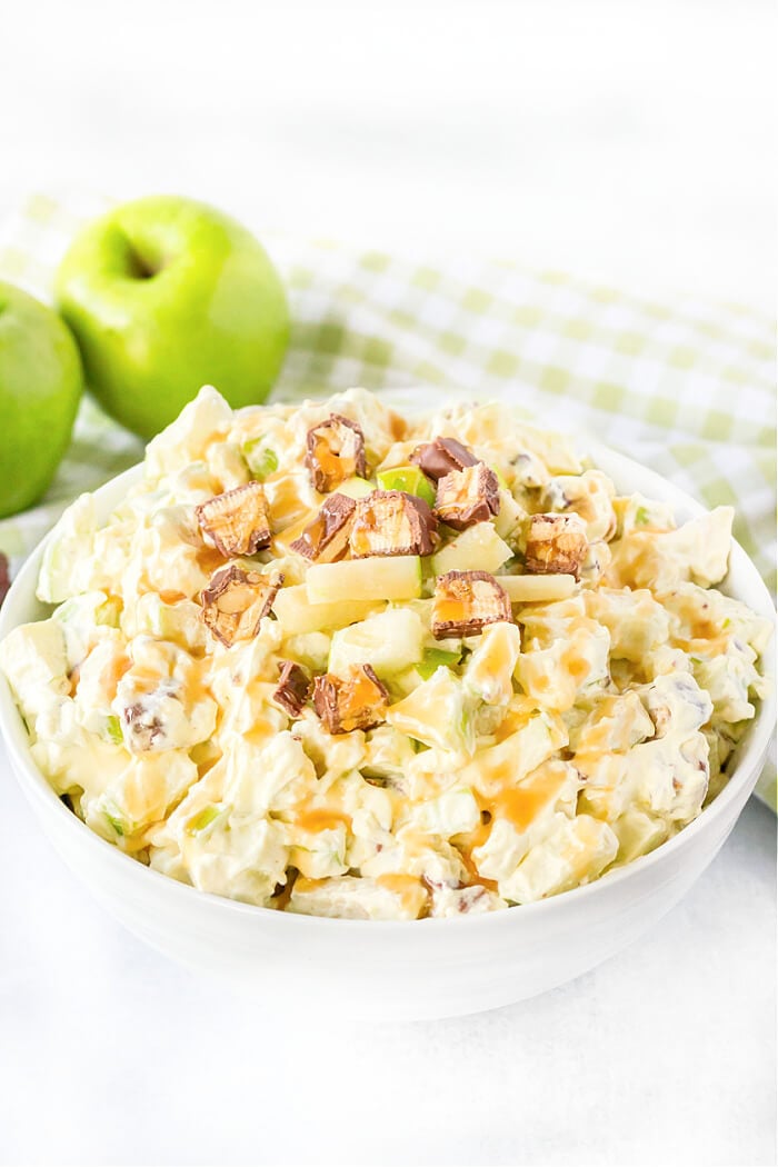 SNICKERS SALAD WITH APPLES